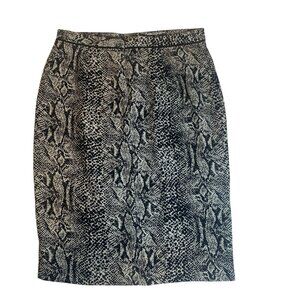 Who What Wear Skirt Animal Print Ladies Size 10